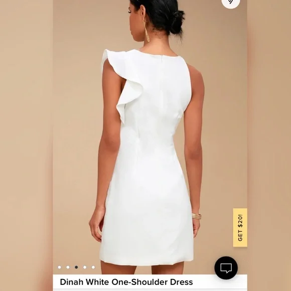 Lulus One Shoulder Homecoming Dress 2018 - Picture 2 of 4